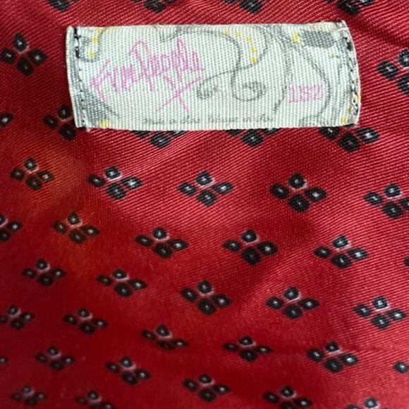 Free People Kimono Mon Cheri Silky Satin Floral Paisley Patchwork One Size Boho - Picture 12 of 12